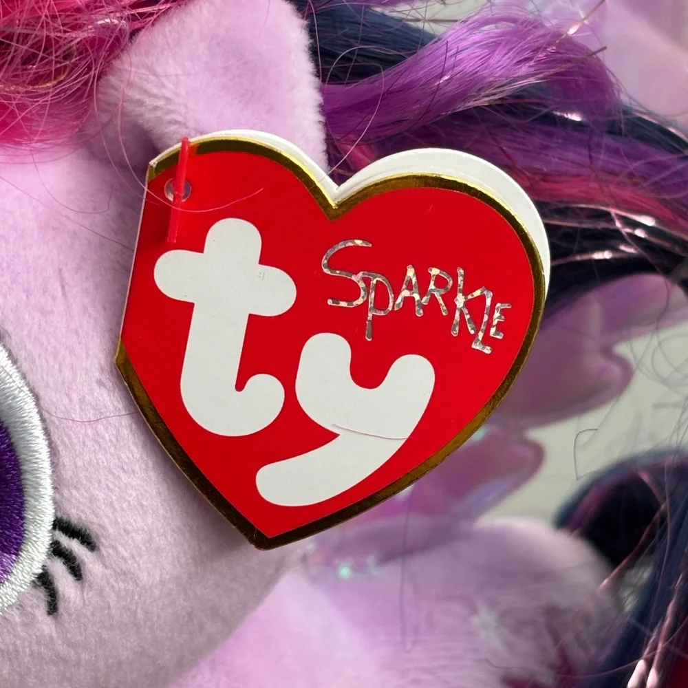 NEW TY Beanie Sparkle My Little Pony Twilight Sparkle Plush Stuffed Toy 2016 NWT